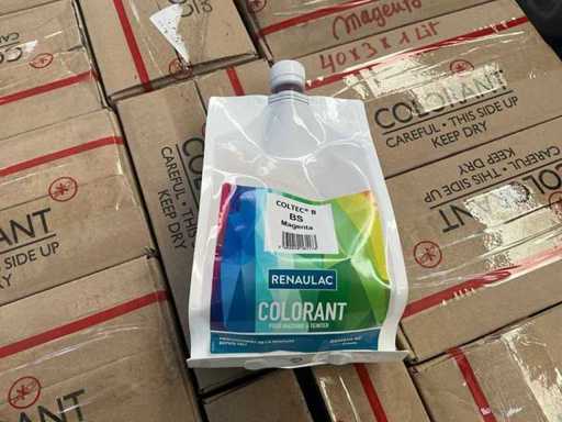 Renaulac Coltec B BS Magenta 1000 ml Peinture machine (120x)