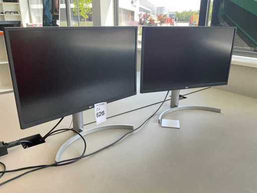 Moniteur LG 27UL550 (2x)