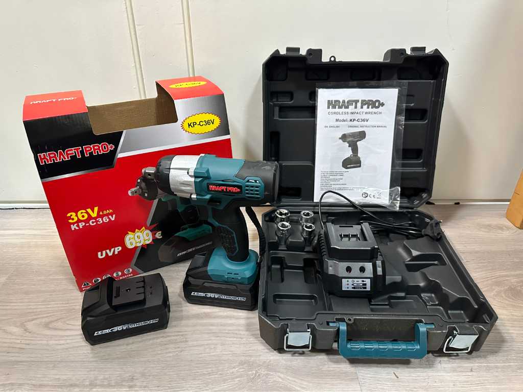 2024 Kraft pro+ KP-C36V Cordless Impact Wrench