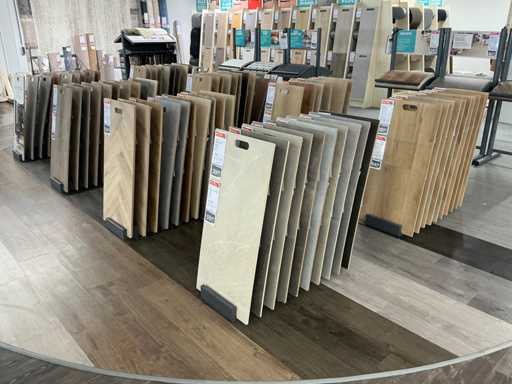 Partij vloersamples incl display