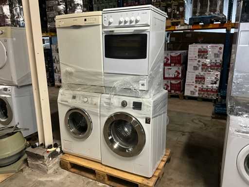Washing machine, stove & dishwasher