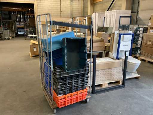 Roll container and various plastic crates