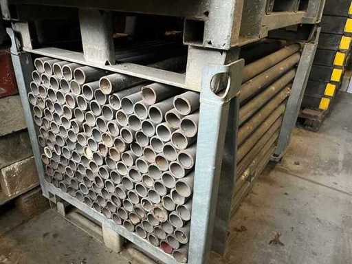 Stalen steigerbuis, Ø 48,3 mm, L 100, 156 stukken | so000111 I24