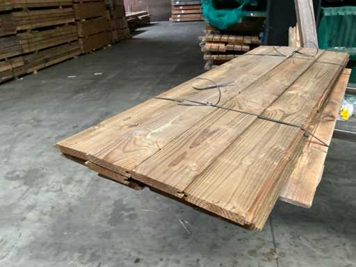 Douglas garden plank tongue and groove 225x19x2.8 cm (11x)