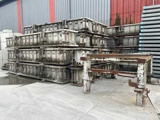 Kombinationsgrundstück Betonblockformen "LEGO" Grundstücke 256 bis 264