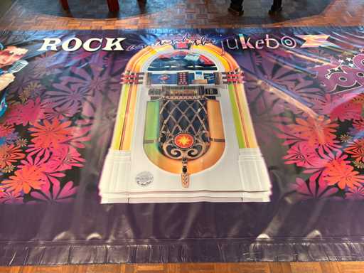 Decor Zeil Rock around The Juke box Seventies