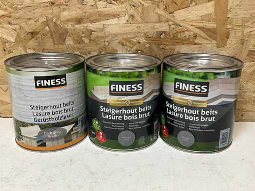 Finess Steigerhoutbeits 750ml (3x)