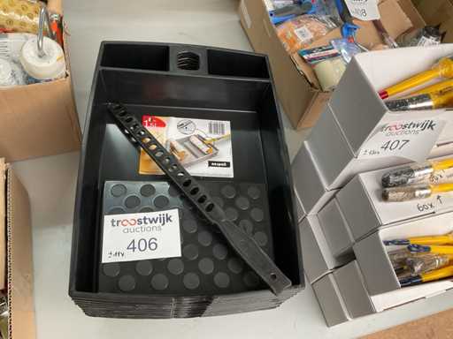 Paint tray; Stirring stick (12x)