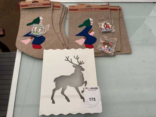 Weihnachtsdekoration für Partys.