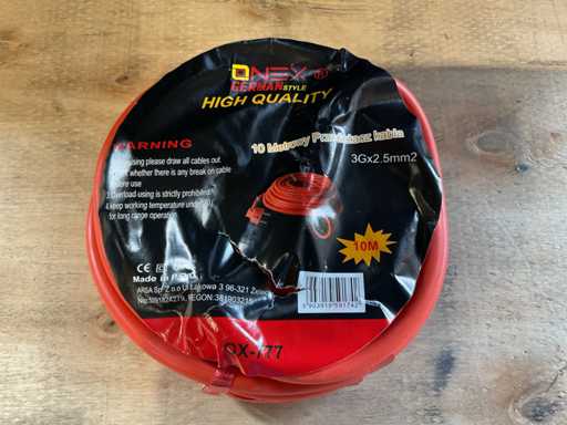 2025 Onex German Style OX-777 10 meter Verlengkabelsnoer