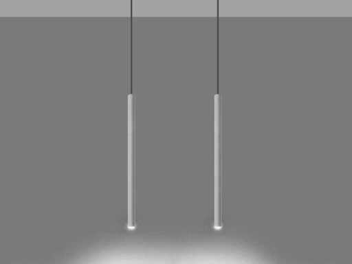 10 x Solo Tube Slim design hanglamp wit