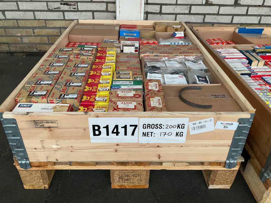 170kg (nett) bearings from Asahi / Fafnir / NTN and more (B1417)