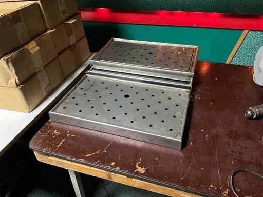 Stainless steel drip sheet (3x)