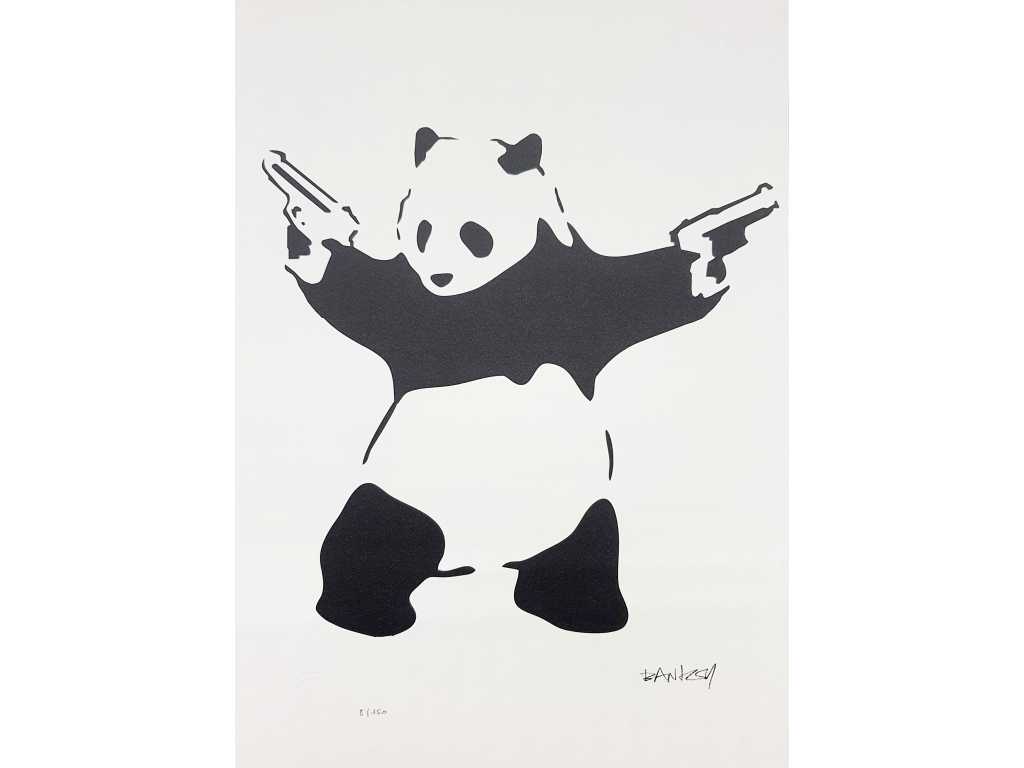 Banksy (geb. 1974), basierend auf - Panda
