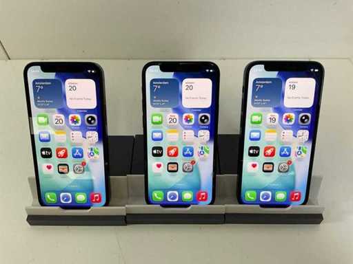 Apple iPhone 12 Mini - 64 GB - Negru / Albastru (3x)