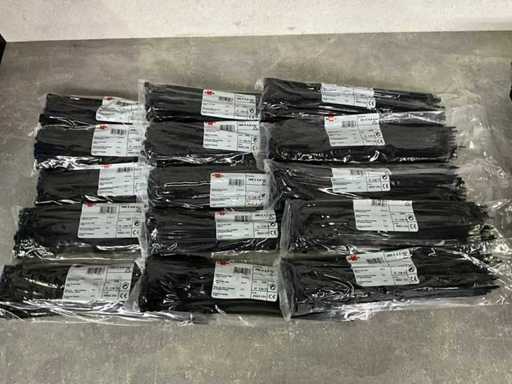 Würth Kabelbinder zwart 280 x 4,8 mm 100 stuks (15x)