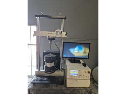 SHIMADZU - CMT-500N Micro Material Testing Machine + SERVO 4830 + POWER AMPL - Fatigue Testing Machine