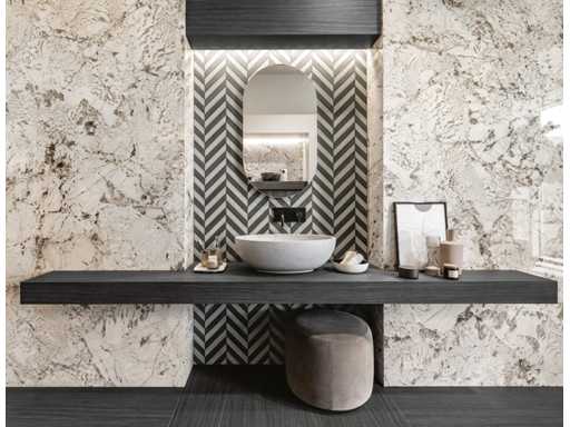 Vloertegel 43,2m² gletsjer mat 60x120cm