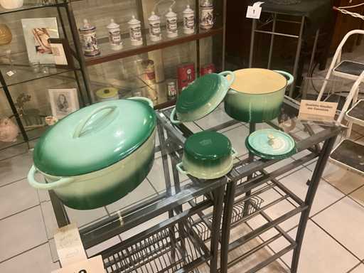 Gsw gietijzeren kookpottenset (3x)