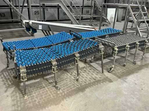 Transportor cu role pentru muzicuță (4x)