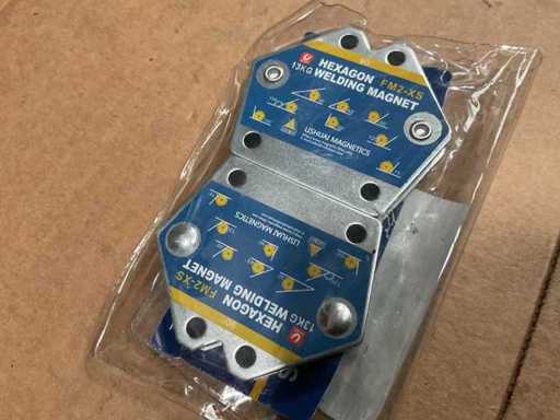 Zestaw magnesów spawalniczych Lishuai Magnetics FM2-XS