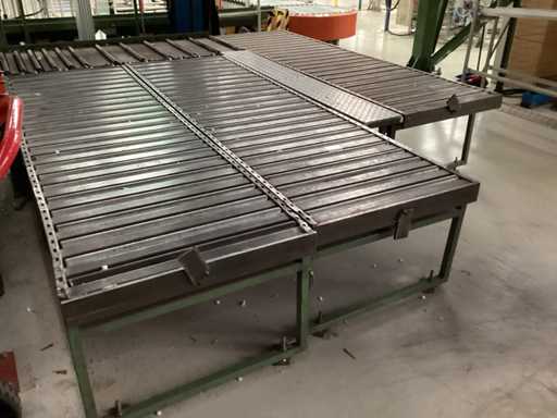 Roller conveyors (3x)