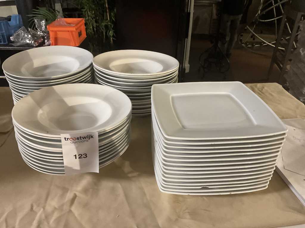 Party of various plates