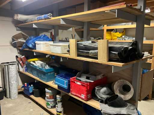 Partij aannemersmaterialen