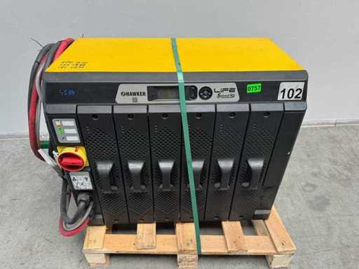 2019 Hawker Life SeediQ 80V 280A Modułowa ładowarka RF Elektryczny wózek widłowy Elektryczna ładowarka do wózka widłowego 2019