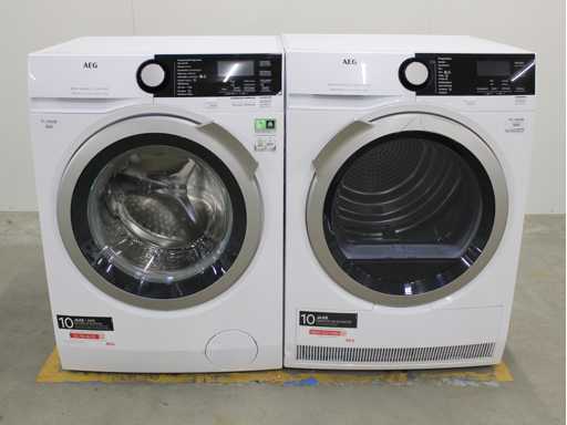 AEG 8000 Serie | Lavamat à? KOMix Technology Waschmaschine & AEG 8000 Serie | Lavatherm AbsoluteCare System Trockner