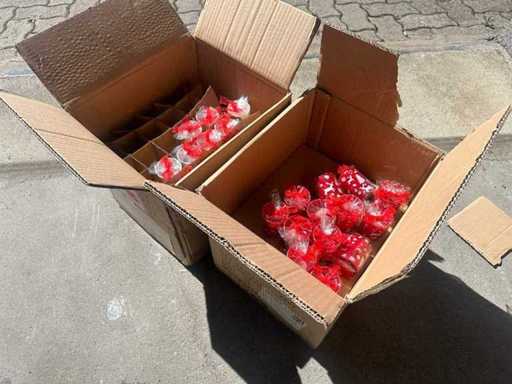Lot of Christmas decorations