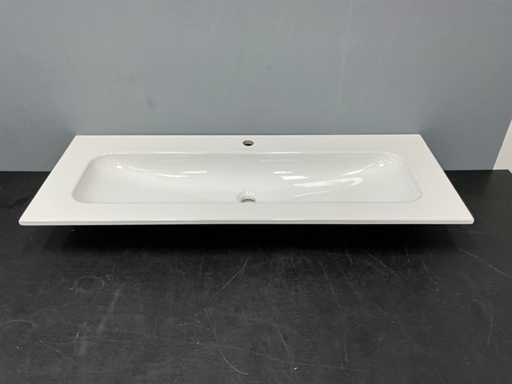 Primabad - E-8073-120-TH1 - Lavabo in porcellana 120 x 45 cm