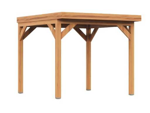 Baldacchino da giardino Douglas 300x200cm