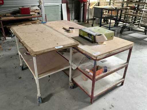 Satz von 2 Werkbänken