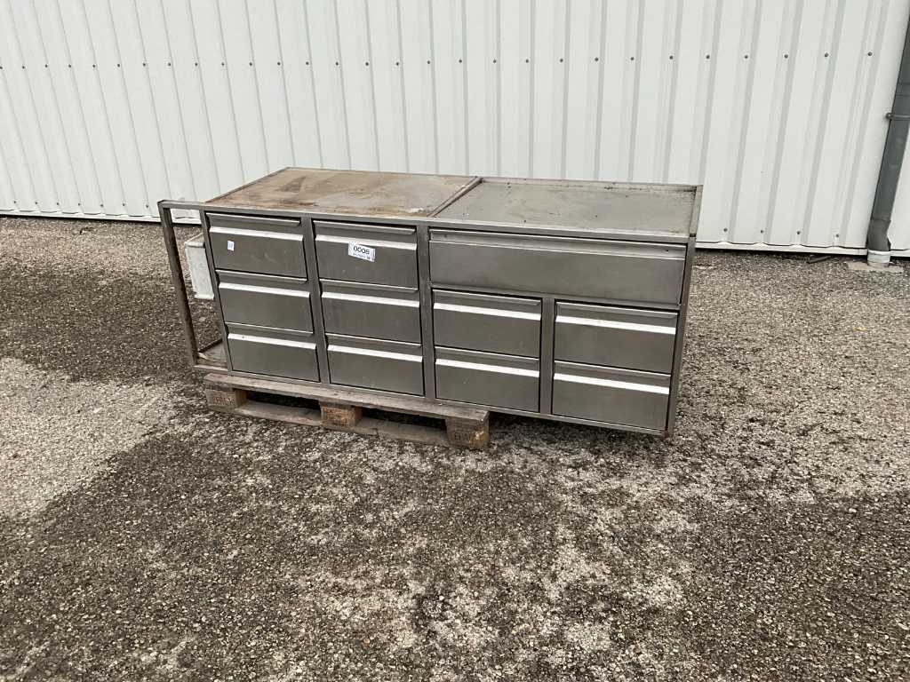 Ideal KTZ 4-71-10Z+PL counter cooling with drawers