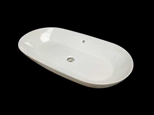 Keramikwaschbecken 80x42 cm