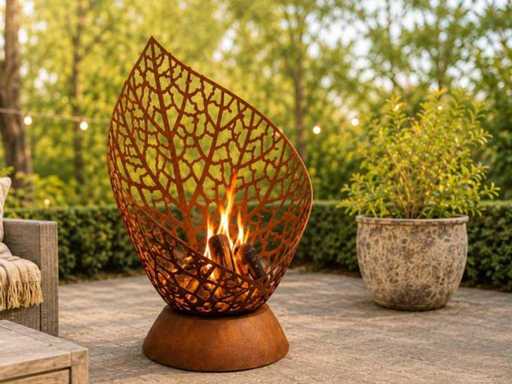 Fire pit shortenstaal - The Leaf