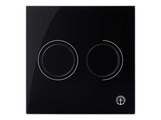 GBG Control Glass Duo XS Toilet Flush Plate