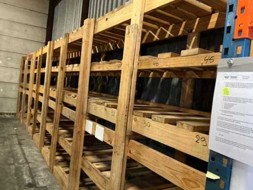 Houten stelling 15meter