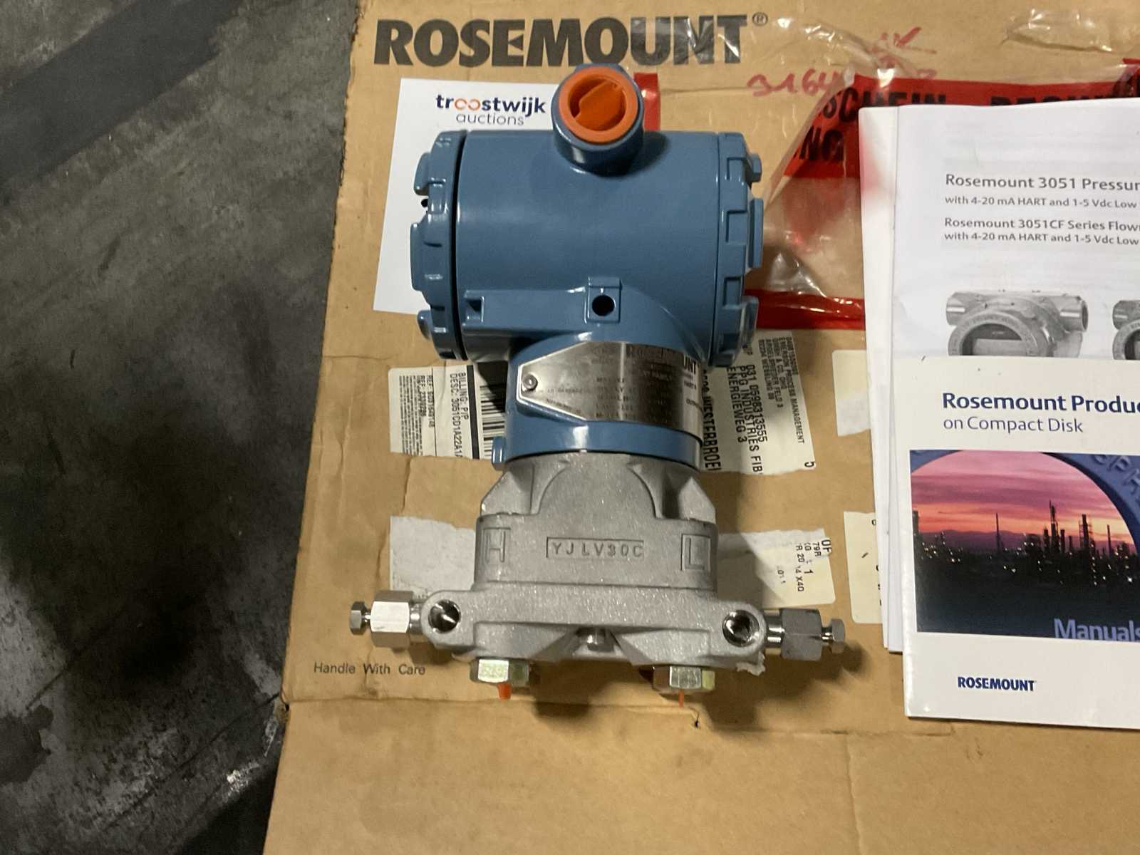 Rosemount 3051TG Differential Pressure Flow Transmitter with Diaphragm Seal  Assembly  Everest Instruments Store