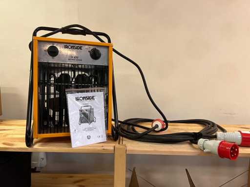 Installation de chauffage industriel Ironside avec câble d’extension