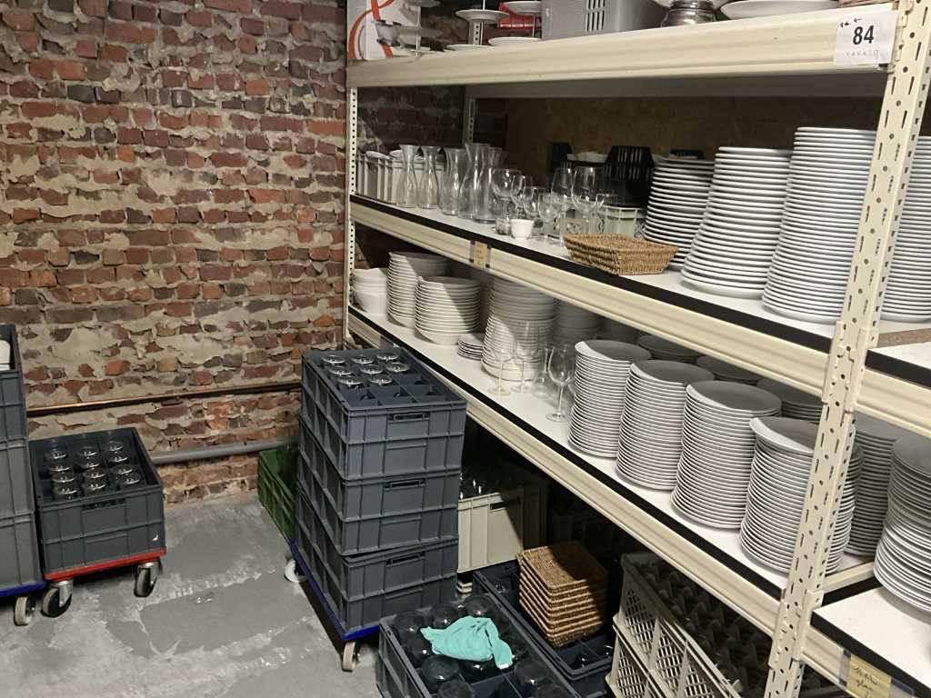 Large batch of various tableware, glasses IKEA, HOGERMANN, LY'S, VINCELLI, C&S