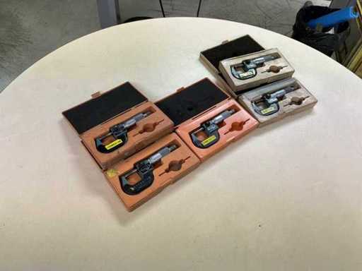 Mitutoyo Micrometers (5x)
