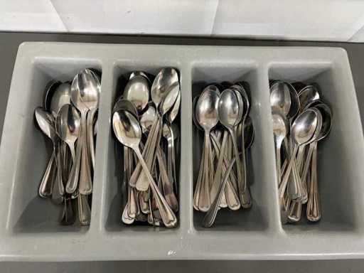 Łyżka z tacą na sztućce (100x)