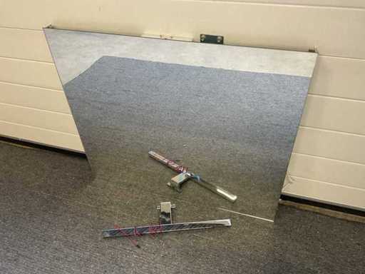 Oglindă de 80 cm cu iluminare