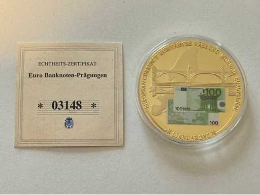 Banconote in euro rilievate 100 Euro