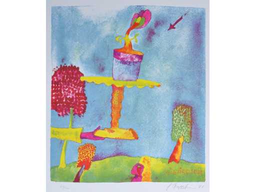 Jonny Forsström -Rågårdsdal - serigrafie