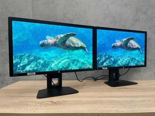 HP Z27i - 2x monitor 27" na stojaku - DP, HDMI, DVI, VGA