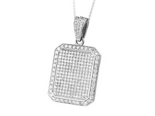 Pandantiv magnific de lux cu diamant natural 3,72 carate