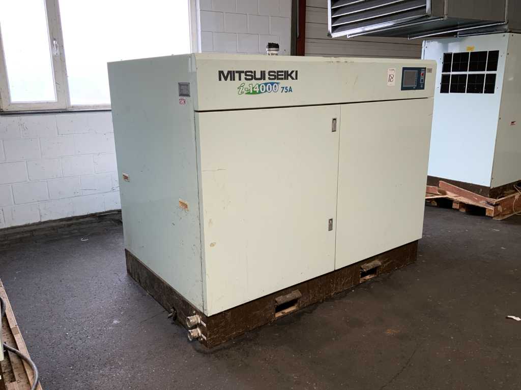 2013 Mitsui Seiki I-14075A Olievrije compressor